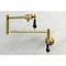 Kingston Brass KS4107PKL Wall Mount Pot Filler, Brushed Brass KS4107PKL - alternate 4